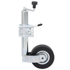 Vidaxl Podporno kolo za prikolico z deljeno objemko 60 mm jeklo