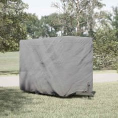 Vidaxl Pokrov za prikolico za konje siva 334x148x230cm netkana tkanina