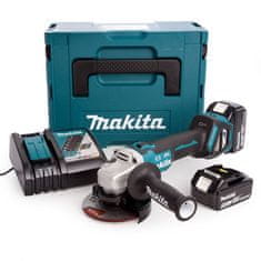 Makita AKUMULATORSKI KOTNI BRUSILNIK 125MM BLDC 18V 3*5.0AH MAKPA