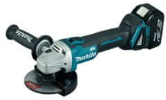 Makita AKUMULATORSKI KOTNI BRUSILNIK 125MM 18V 2*5,0AH LI-LO