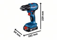Bosch AKUMULATORSKI VRTALNIK GSR 185-LI 2*2,0AH