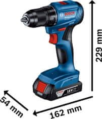 Bosch AKUMULATORSKI VRTALNIK GSR 185-LI 0*AH