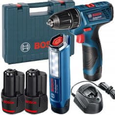 Bosch VRTALNIK/VIJAČNIK ACUM. GSR 120-LI 2*2,0*AH + GLI12V-300