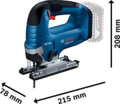 Bosch AKUMULATORSKA VBODNA ŽAGA GST 185-LI 0*AH