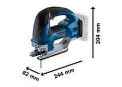 Bosch AKUMULATORSKA VBODNA ŽAGA GST 18V-155 BC 0*AH L-BOXX