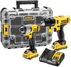 DeWalt XR 12V KOMPLET DCD710 + DCF815 2*2.0AH