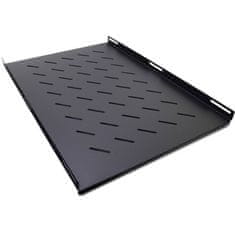 Inter-tech SW-650/1000 19" za 1000 mm globoke nosilce s stransko pritrditvijo 2x črna polica