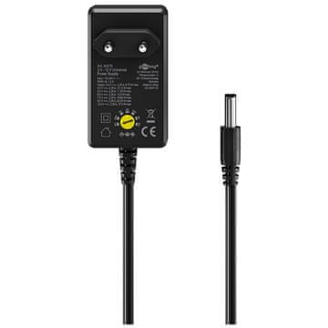 Goobay 3V-12V, 27W, 2,25A, 11 nastavkov, univerzalni napajalnik