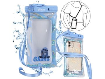 Disney Disney Stitch Vodotesno ohišje, vodotesna prevleka, case, ohišje z vrvico ZA PLAŽO, ZA BAZEN