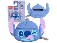 Disney DISNEY Stitch Ohišje za brezžične slušalke, ohišje za APPLE Airpod 1 in 2, silikonsko ohišje s karabinom 