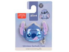 Disney DISNEY Stitch Ohišje za brezžične slušalke, ohišje za APPLE Airpod 1 in 2, silikonsko ohišje s karabinom 