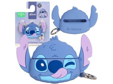 Disney DISNEY Stitch Ohišje za brezžične slušalke, silikonsko ohišje za slušalke Airpods PRO, ohišje s karabinom