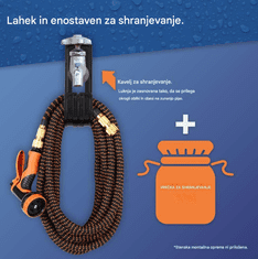 VonHaus raztegljiva cev, 30 m