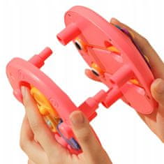 Aga4Kids Vlečni polž s ksilofonom Roza