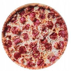 Korbi Velika odeja pizza, plažna brisača ali pregrinjalo, 150x150 cm, darilo