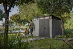 KETER PENT venetian grey 9X7 vrtna hiška horozontalno siva