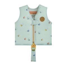 Saro Baby plavalna neoprena jopica z UV zaščitou (3-6r) Bee Happy