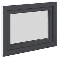 Vidaxl Kletno okno RISOR 80x60 cm vrtljivo-nagibno DIN levo antracitno