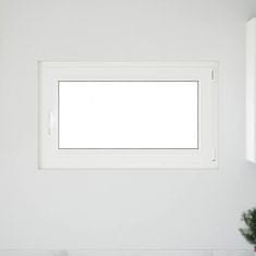 Vidaxl Kletno okno RISOR 100x50 cm vrtljivo-nagibno DIN desno belo