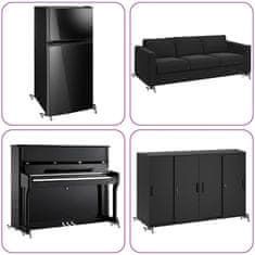 Vidaxl Kolesa za pohištvo 4 kosi 16x14,5x5,5 cm jeklo 180 kg