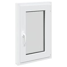 Vidaxl Kletno okno RISOR 50x75 cm vrtljivo-nagibno DIN levo belo