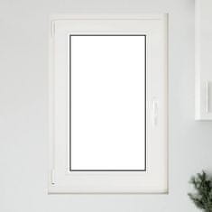 Vidaxl Kletno okno RISOR 60x100 cm vrtljivo-nagibno DIN levo belo
