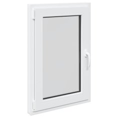 Vidaxl Kletno okno RISOR 60x100 cm vrtljivo-nagibno DIN levo belo