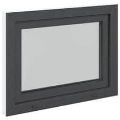 Vidaxl Kletno okno RISOR 80x50 cm vrtljivo-nagibno DIN levo antracitno