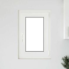 Vidaxl Kletno okno RISOR 50x75 cm vrtljivo-nagibno DIN desno belo