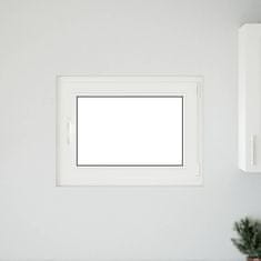 Vidaxl Kletno okno RISOR 80x50 cm vrtljivo-nagibno DIN desno belo