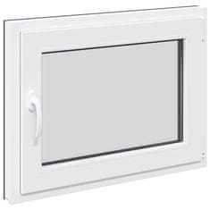 Vidaxl Kletno okno RISOR 80x50 cm vrtljivo-nagibno DIN desno antracitno