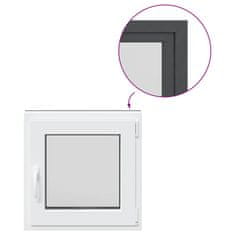 Vidaxl Kletno okno RISOR 50x50 cm vrtljivo-nagibno DIN desno antracitno