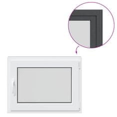 Vidaxl Kletno okno RISOR 80x70 cm vrtljivo-nagibno DIN desno antracitno