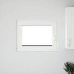 Vidaxl Kletno okno RISOR 80x50 cm vrtljivo-nagibno DIN levo antracitno