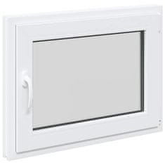 Vidaxl Kletno okno RISOR 80x50 cm vrtljivo-nagibno DIN desno belo