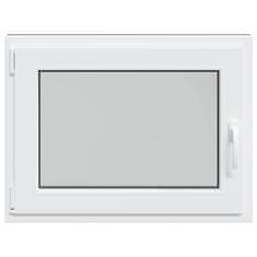 Vidaxl Kletno okno RISOR 80x60 cm vrtljivo-nagibno DIN levo antracitno