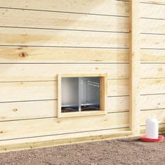 Vidaxl Gnezdišče za piščance z 2 predelkoma in nogami iz pocinkanega jekla