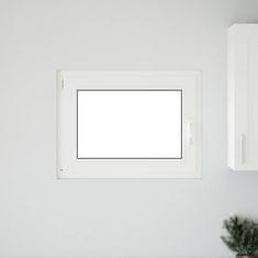 Vidaxl Kletno okno RISOR 80x60 cm vrtljivo-nagibno DIN levo antracitno