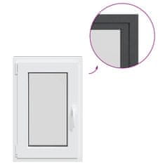 Vidaxl Kletno okno RISOR 50x75 cm vrtljivo-nagibno DIN levo antracitno