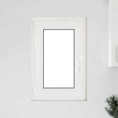 Vidaxl Kletno okno RISOR 50x75 cm vrtljivo-nagibno DIN levo antracitno
