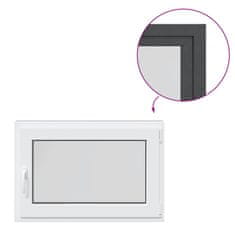 Vidaxl Kletno okno RISOR 90x70 cm vrtljivo-nagibno DIN desno antracitno