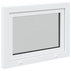 Vidaxl Kletno okno RISOR 80x70 cm vrtljivo-nagibno DIN desno belo
