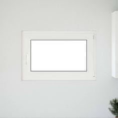 Vidaxl Kletno okno RISOR 90x70 cm vrtljivo-nagibno DIN desno belo