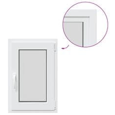Vidaxl Kletno okno RISOR 50x75 cm vrtljivo-nagibno DIN desno belo
