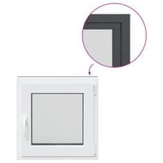 Vidaxl Kletno okno RISOR 50x50 cm vrtljivo-nagibno DIN desno antracitno