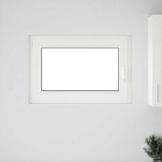 Vidaxl Kletno okno RISOR 90x50 cm vrtljivo-nagibno DIN levo belo