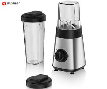 Alpina smoothie mešalnik, 300W, 600ml + 300ml