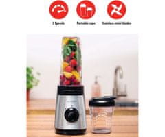 Alpina smoothie mešalnik, 300W, 600ml + 300ml