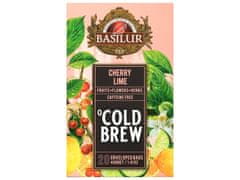 Basilur BASILUR Cold Brew - Sadni čaj brez kofeina z okusom češnje in citrusov, hladen čaj v vrečkah 20 x 2 g x6
