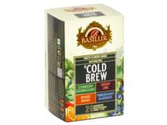 Basilur BASILUR Cold Brew - Komplet 4 sadnih okusov, hladen čaj brez kofeina v vrečkah 20 x 2 g x1